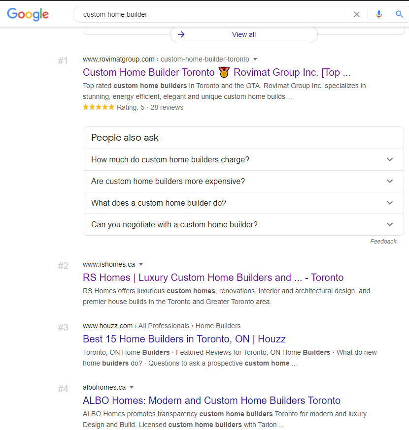 meta title example SEO