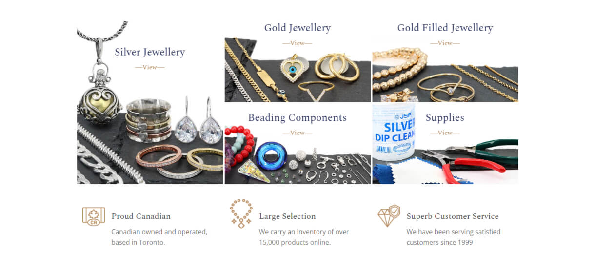 jewellery web development