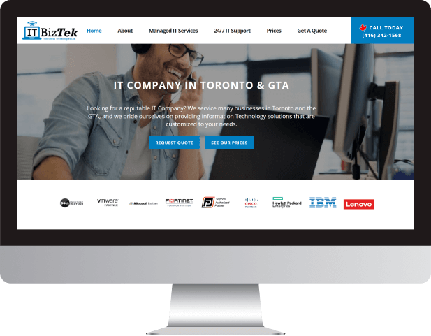 web design for itbiztek