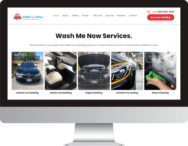 wash me now seo and website development