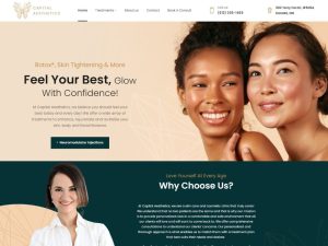 website design for cosmetic clinic