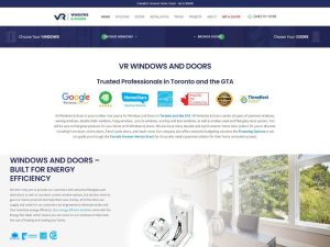 windows and doors website design