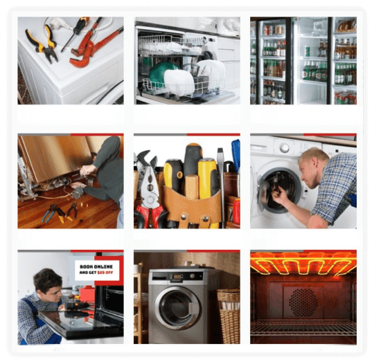 appliance repair social media marketing