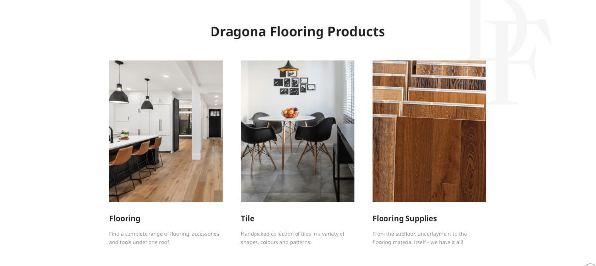 flooring website creation