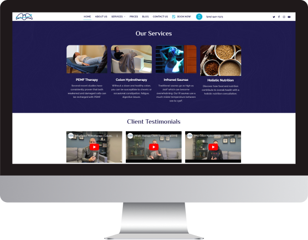 hydrotherapy website development services