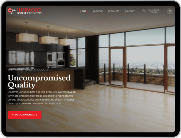 sherwood forest products website building