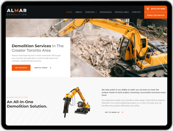 demolition company seo