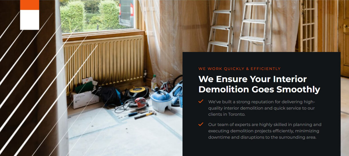 website of demolition company