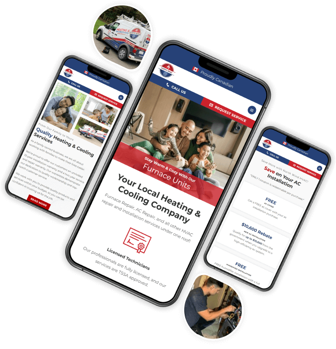 mobile design for hvac company