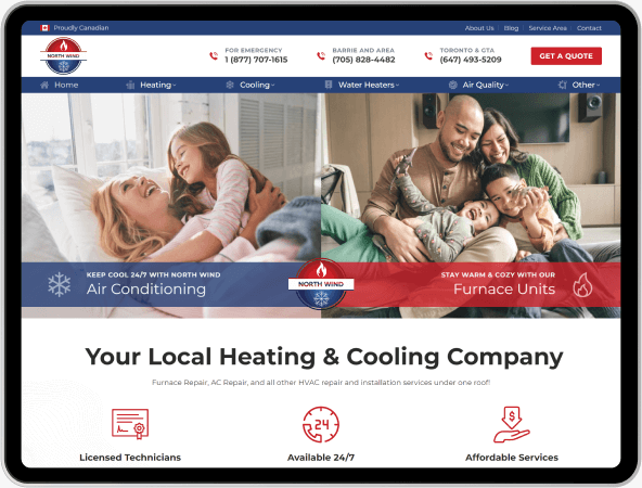 north wind hvac design