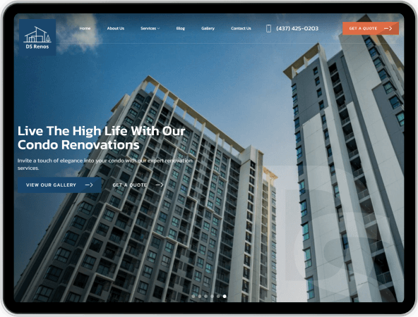 DS Renos Website Design Toronto