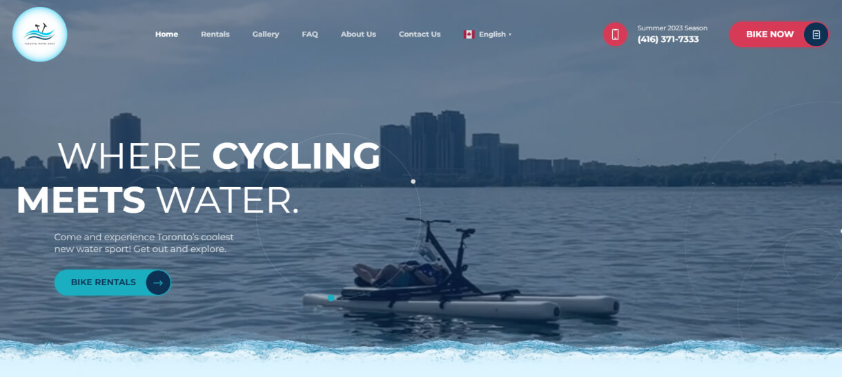 gilmedia project toronto water bikes