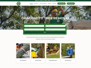 dragonetti tree removal website homepage
