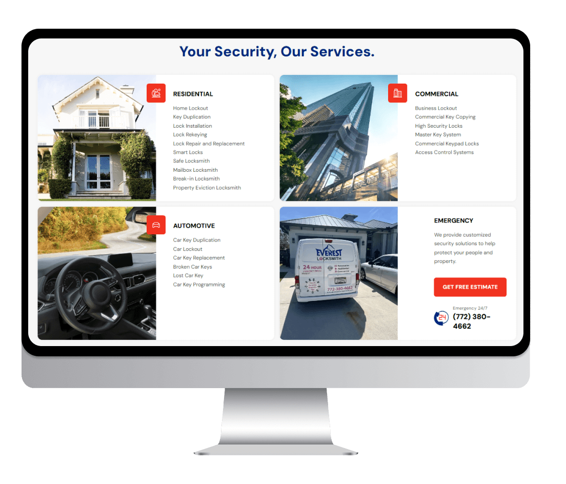 locksmith web designers