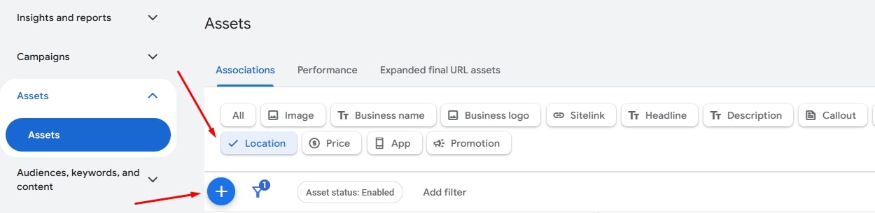 google business profile connected to ads