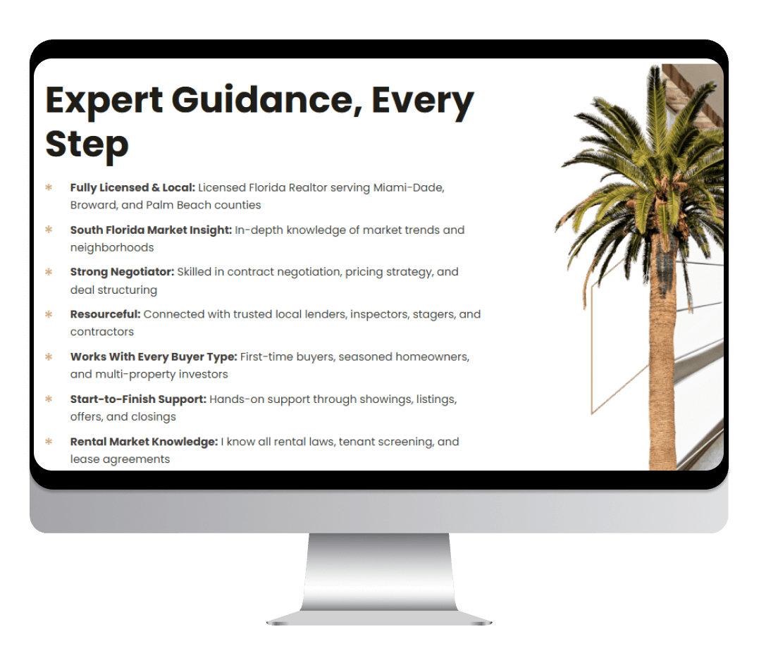 design my real estate website