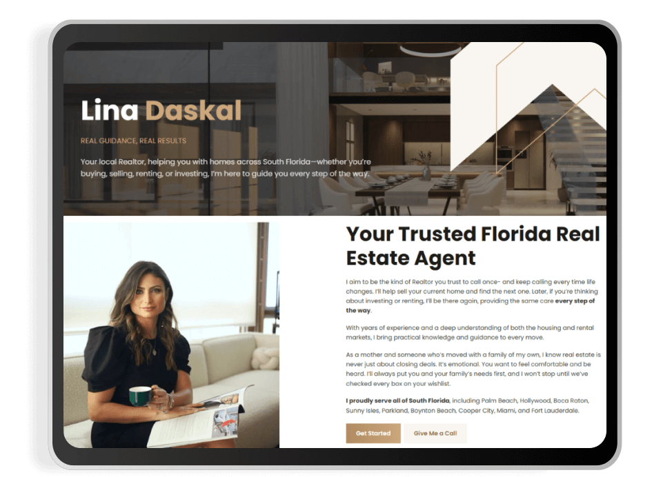 realtor website design services