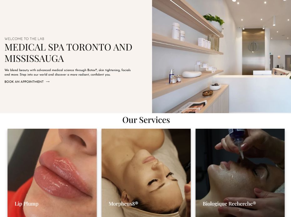 reforme lab website development