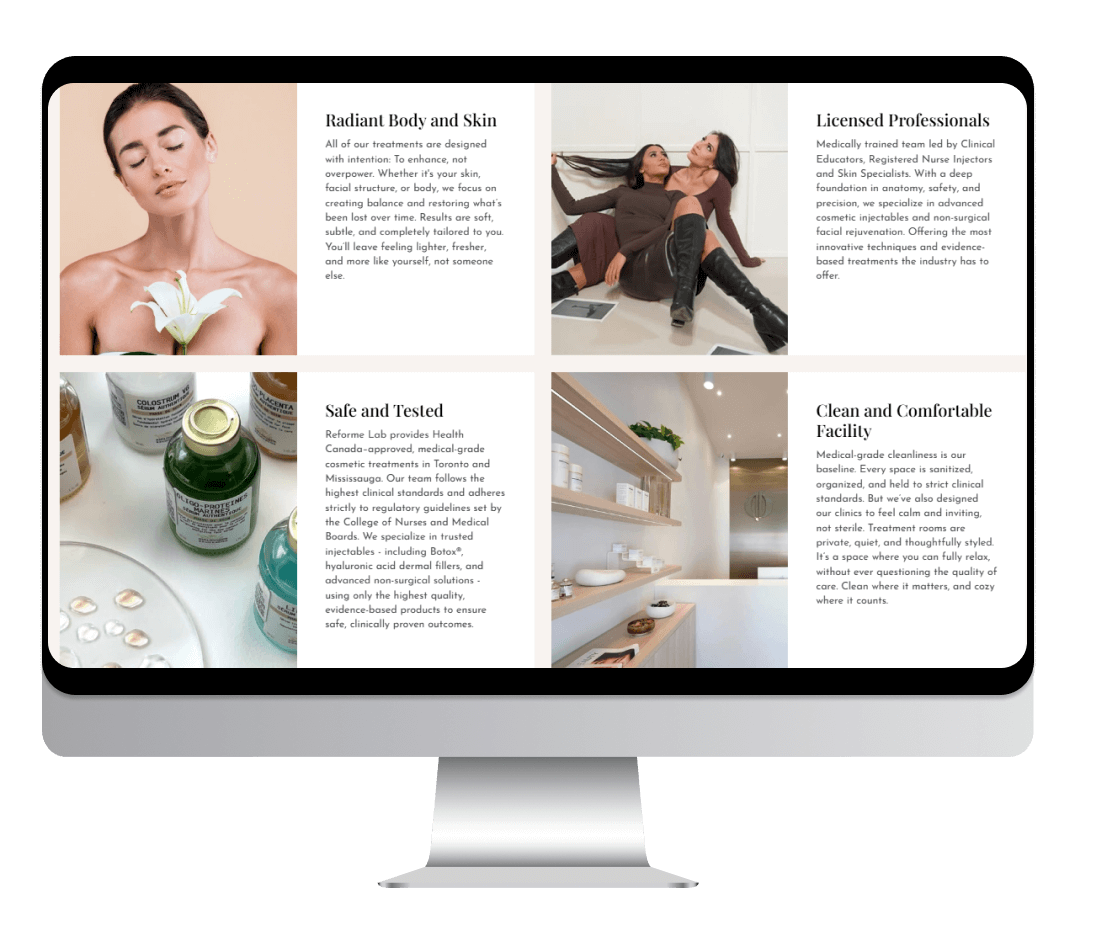 website base marketing med spa