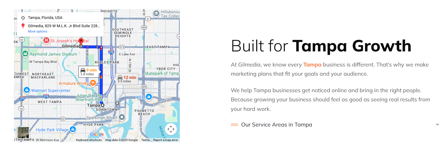 seo tips adding google map
