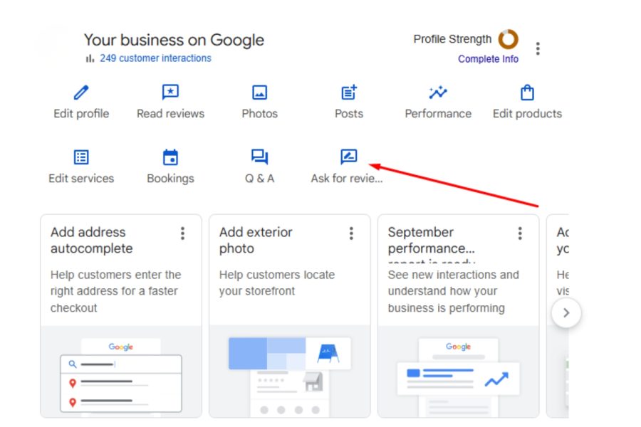 sharing review link sharing review link