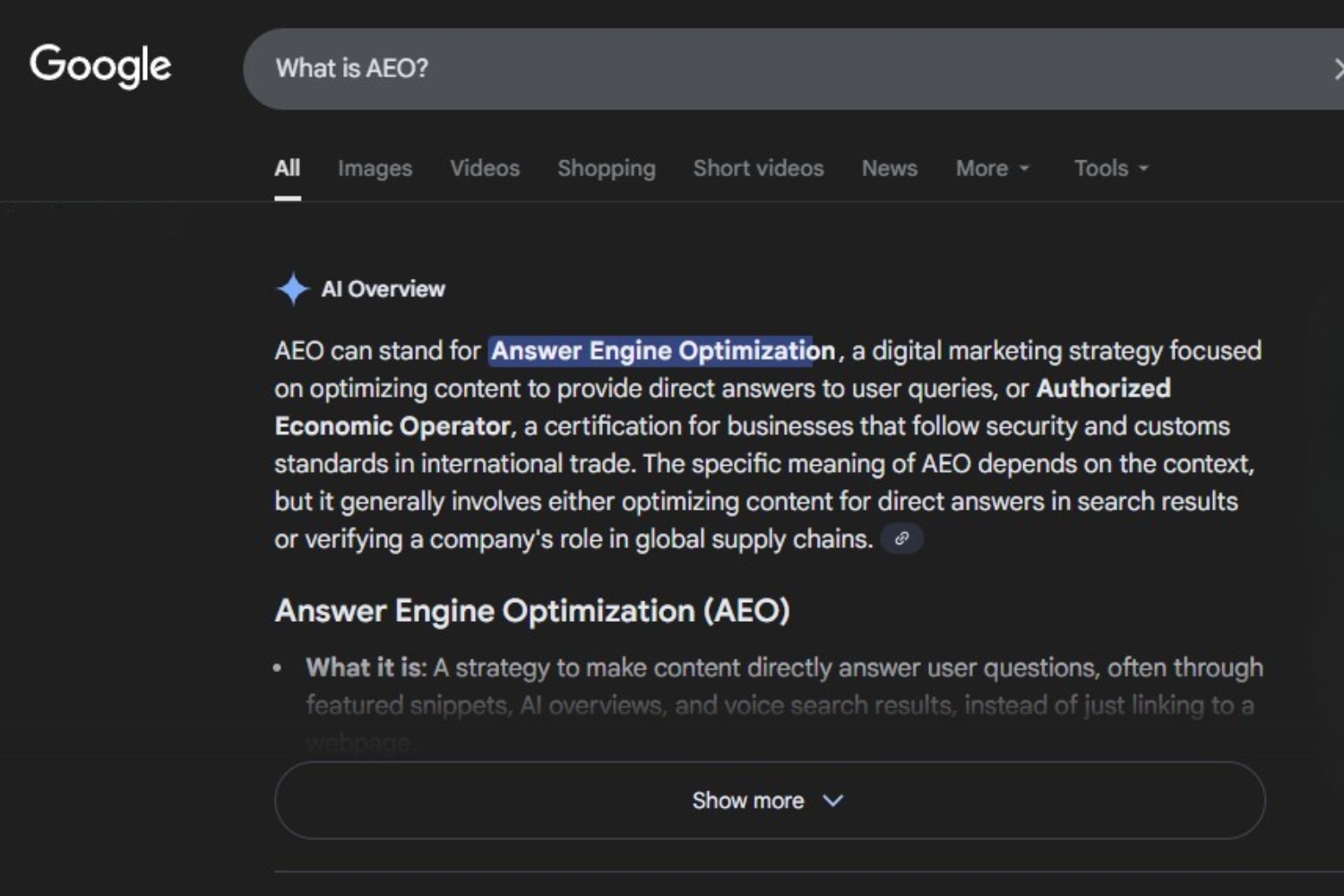 answer engine optimization search answer engine optimization search