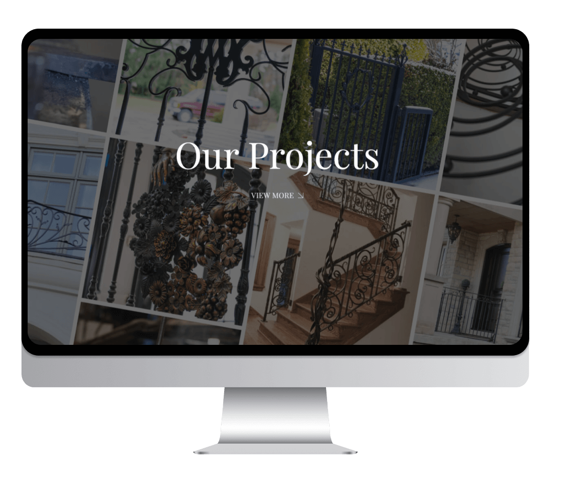 wrought iron web development services