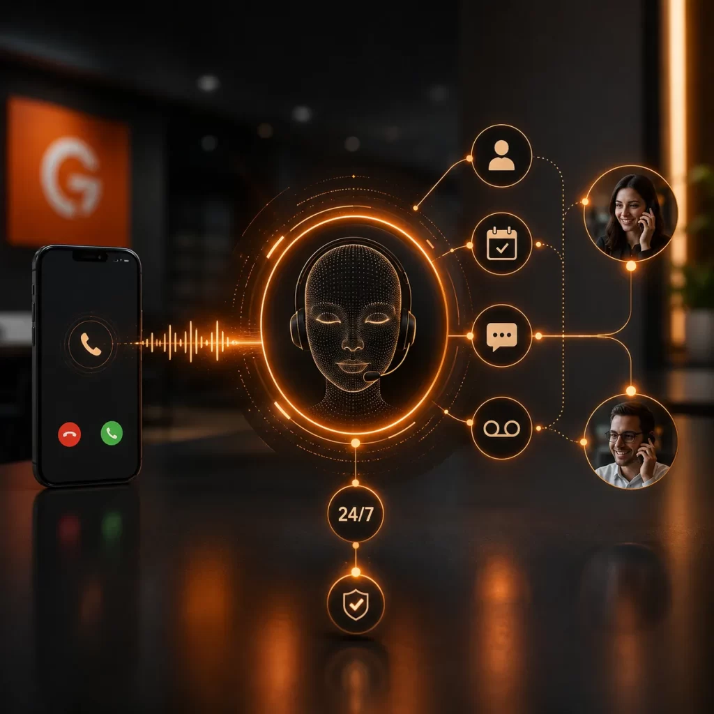 ai phone answering company calls
