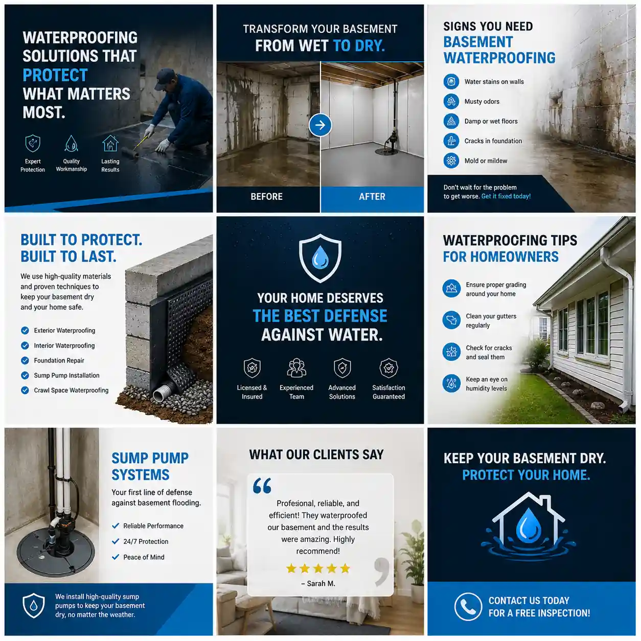 social media waterproofing contractor