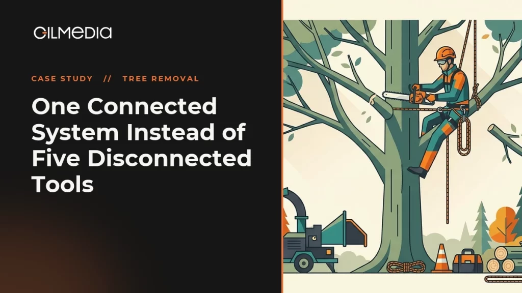 Tree Removal case study: One Connected System Instead of Five Disconnected Tools - Gilmedia